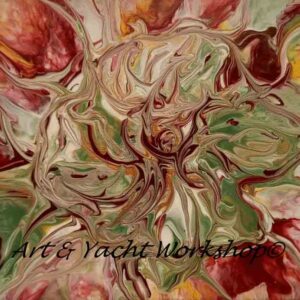 Original Abstract Flower Painting