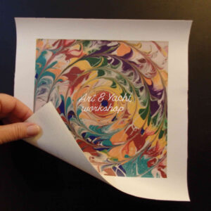 Print/Druck von “Rainbow Spirale” ca.25cm x 25cm